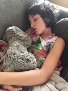 Sleeping away a beautiful summer afternoon stolen by seizures yet again. A beautiful shell with a beautiful spirit hiding inside. 